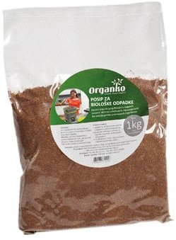 Organico Cuisine-C 80001 bokashi otrębów na kosz na śmieci, brązowy, 23 x 5 x 36,5 cm 80001