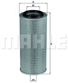 Mahle knecht LX 275 filtr powietrza LX 275
