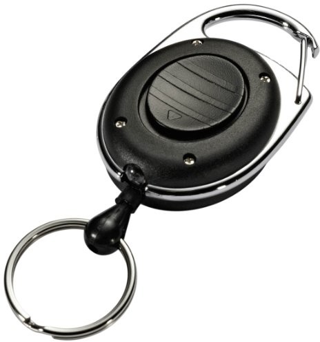 Durable 819801 JOJO Style kółko na klucze z lampka LED, czarny, 1 szt. 819801