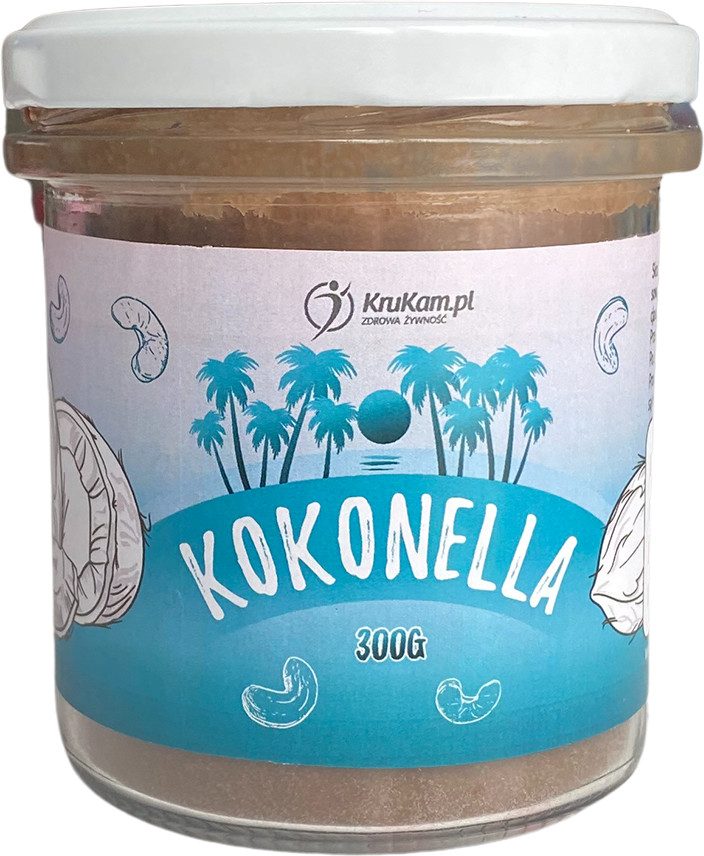 KruKam Kokonella pasta orzechowa 300g