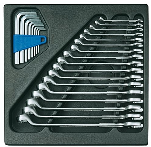 Gedore 1500 ES-1 B zestaw kluczy płasko-oczkowych 6612280