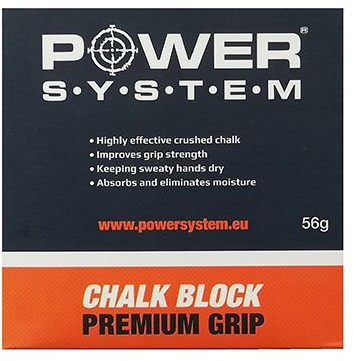 Zdjęcia - Pozostałe suplementy sportowe Power System POWER-SYSTEM MAGNEZJA CHALK BLOCK 56g 