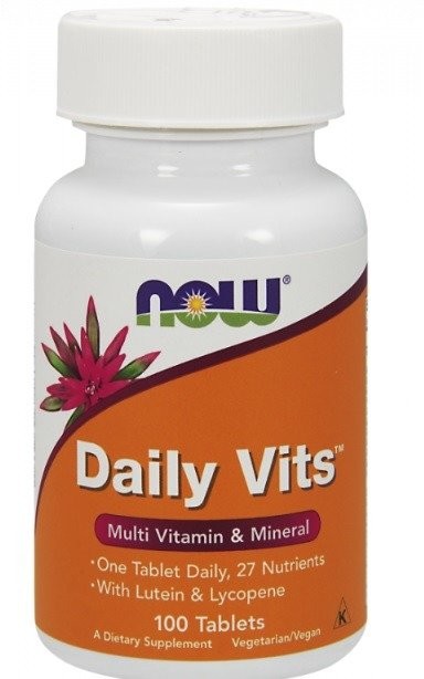 Now Foods Daily vits witaminy i minerały - 100 tab