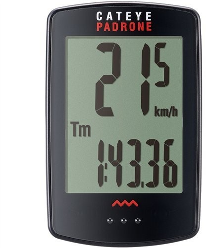 Cateye ciclocomputador  pa100 W padrone negro CC-PA100W - Black