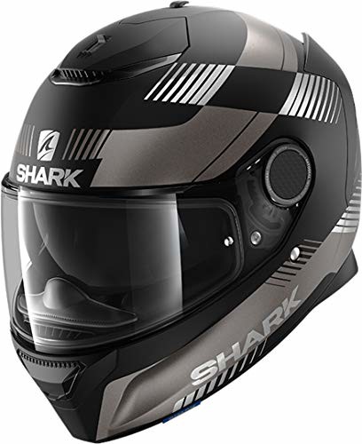 Shark Kask motocyklowy Spartan Strad matowy czarny antracyt KAS, XL HE3439EKASXL