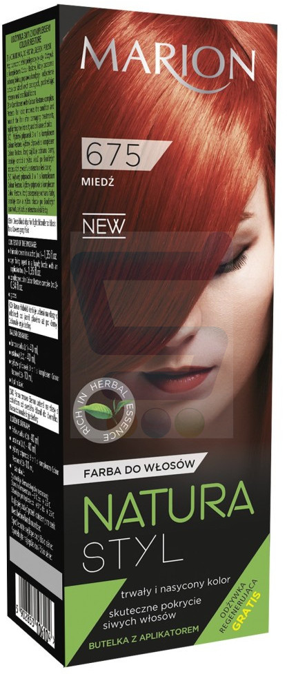Marion Natura Styl Farba do włosów Miedź nr 675