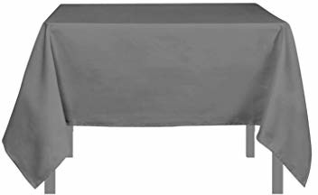 Soleil d'ocre Obrus z ochroną przed plamami kwadratowy 180 x 180 cm ALIX szary 814230