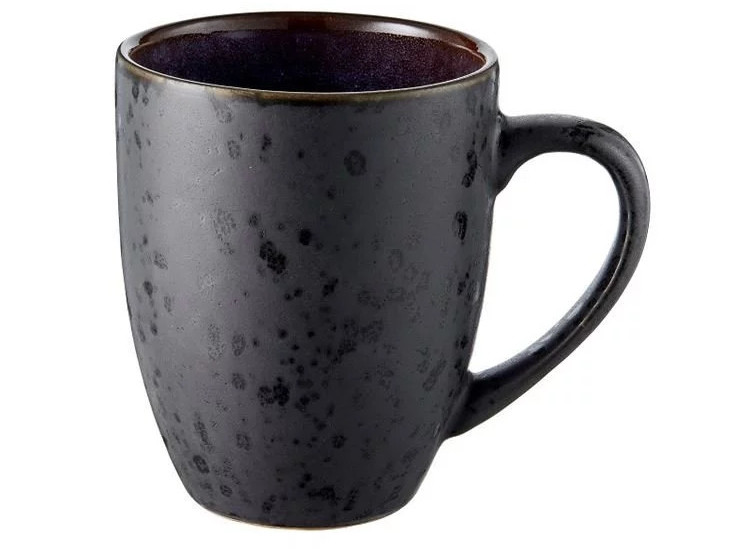 Bitz Stoneware kubek Bitz czarny/ciemnoniebieski 300 ml