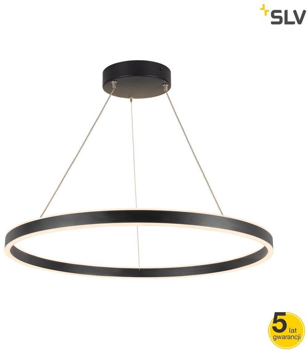 Spotline SLV ONE 80 PD DALI UP/DOWN wewnętrzna lampa wisząca LED czarna przełącznik CCT 3000/4000 K 1004763) SLV 1004763