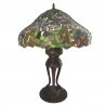 Clayre & Eef Stojąca Lampa Tiffany Duża R 5LL-6055