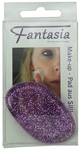 Fantasia silikon Make Up  Pad z Glitter Purpurowy 91272