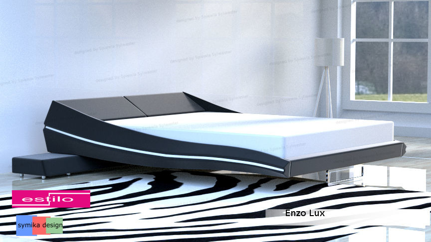 Estilo Łóżko sypialniane Enzo Lux - łóżko do sypialni enzolux