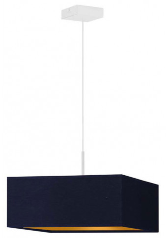 Geometryczny żyrandol na białym stelażu - B6-F83