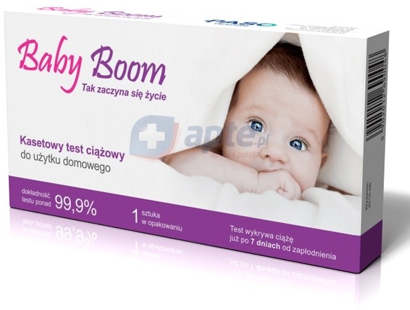 Paso Trading Test ciążowy kasetowy Baby Boom x1 sztuka