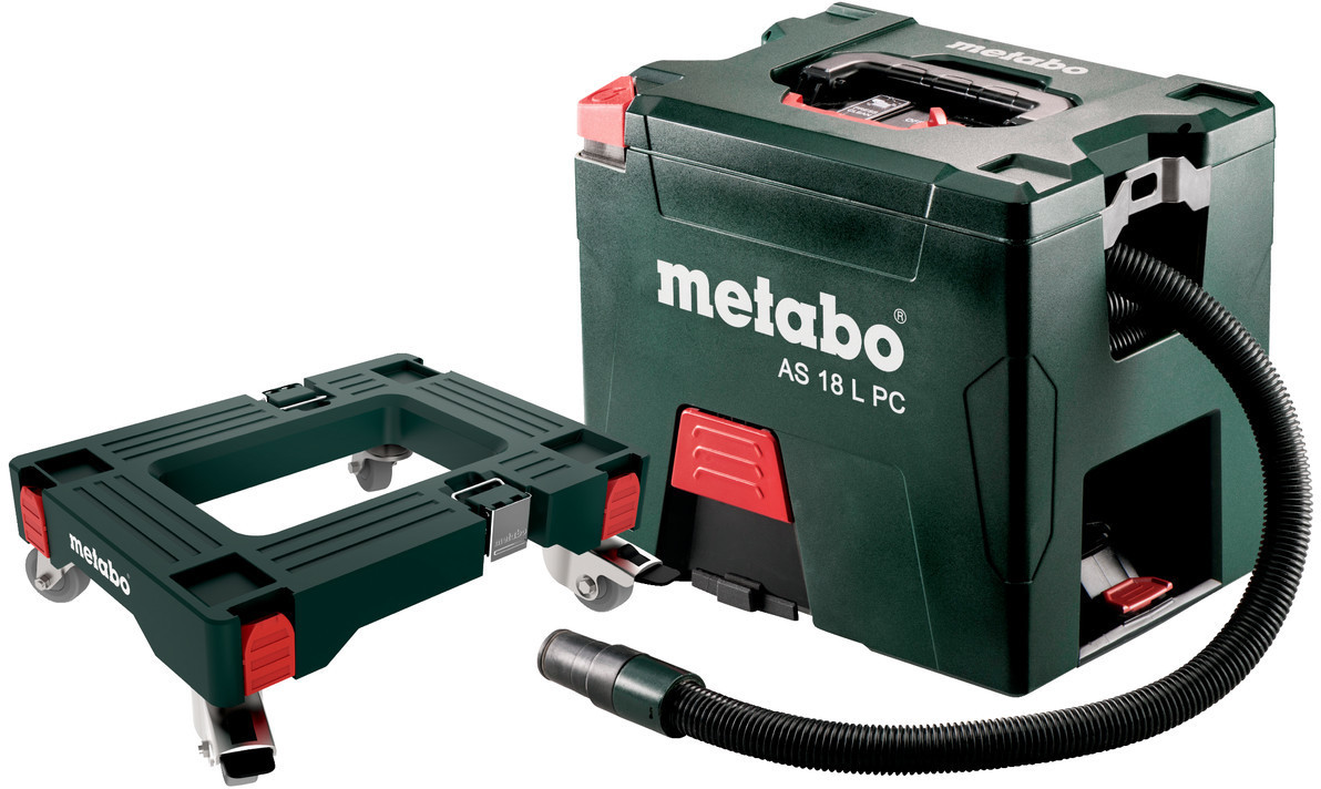 Metabo Set AS 18 L PC akumulatorowy odkurzacz z platformą na kółkach 18V bez akumulatorów i ładowarki 691060000