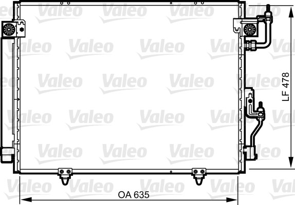VALEO skraplacz 817790