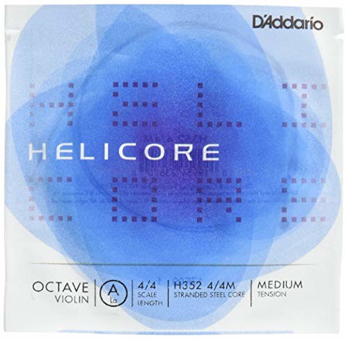 DAddario H352 4/4M skala 4/4 średnie napięcie Helicore Octave skrzypce pojedynczy sznur A H352 4/4M