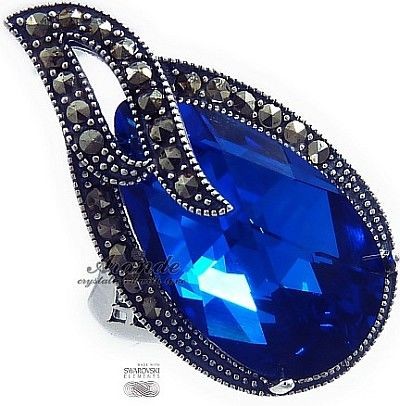 Swarovski Arande NOWE pierścionek BLUE COMET SREBRO 3884868481