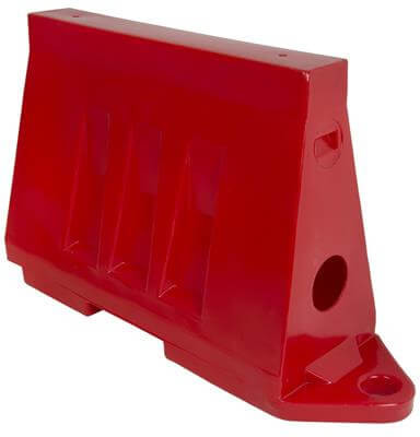 Bariera drogowa U-14e czerwona