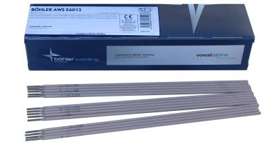 Bohler Uddeholm Bohler MMA elektroda spawalnicza rutylowo-celulozowa E6013 RC 2.5x350 5.0kg