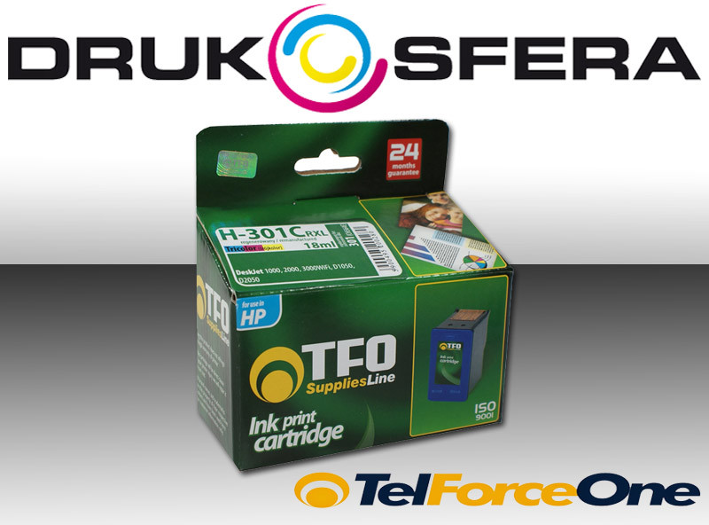 TelForceOne Głowica do HP 301 XL DeskJet 1050, 2050, 3000, 3050 CH564EE kolor Głowica do HP 301 XL DeskJet 1050, 2050, 3000, 3050 CH564EE kolor CH564EE