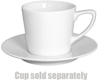 Olympia NextDay Cufflinks cateringu ce537 podstawek do Low Cup, 150 MM, 15 cm Biały (12 sztuk) CE537