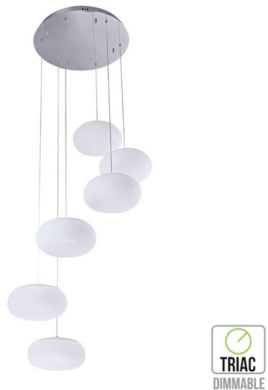 v-tac Oprawa Zwieszana V-TAC 72W LED Wisząca Triac Ściemnialna Biała VT-7390 3000K 6500lm