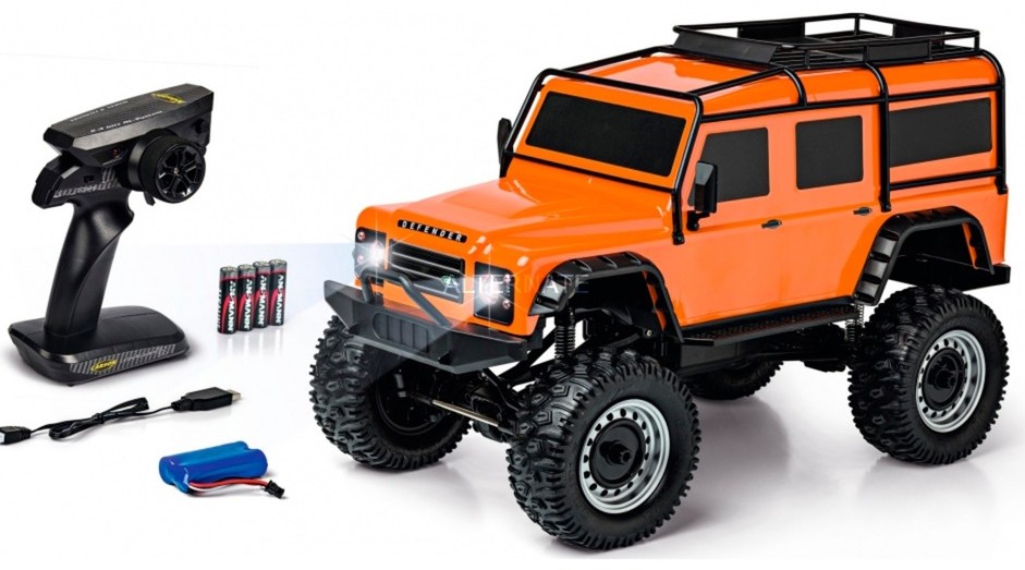 Carson Land Rover Defender Samochód off-road Silnik elektryczny 1:8, RC