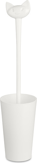 Koziol Szczotka do WC Miaou Recycled biała 7017125
