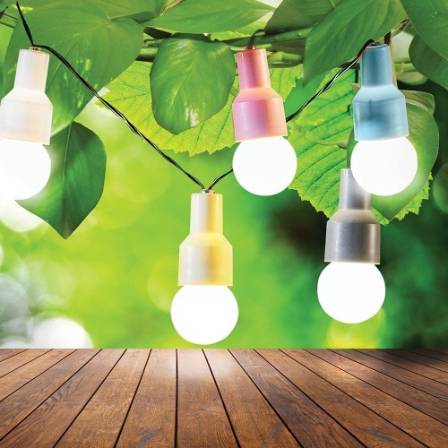 Polux PASTEL 10LED Girlanda solarna 315885 315885