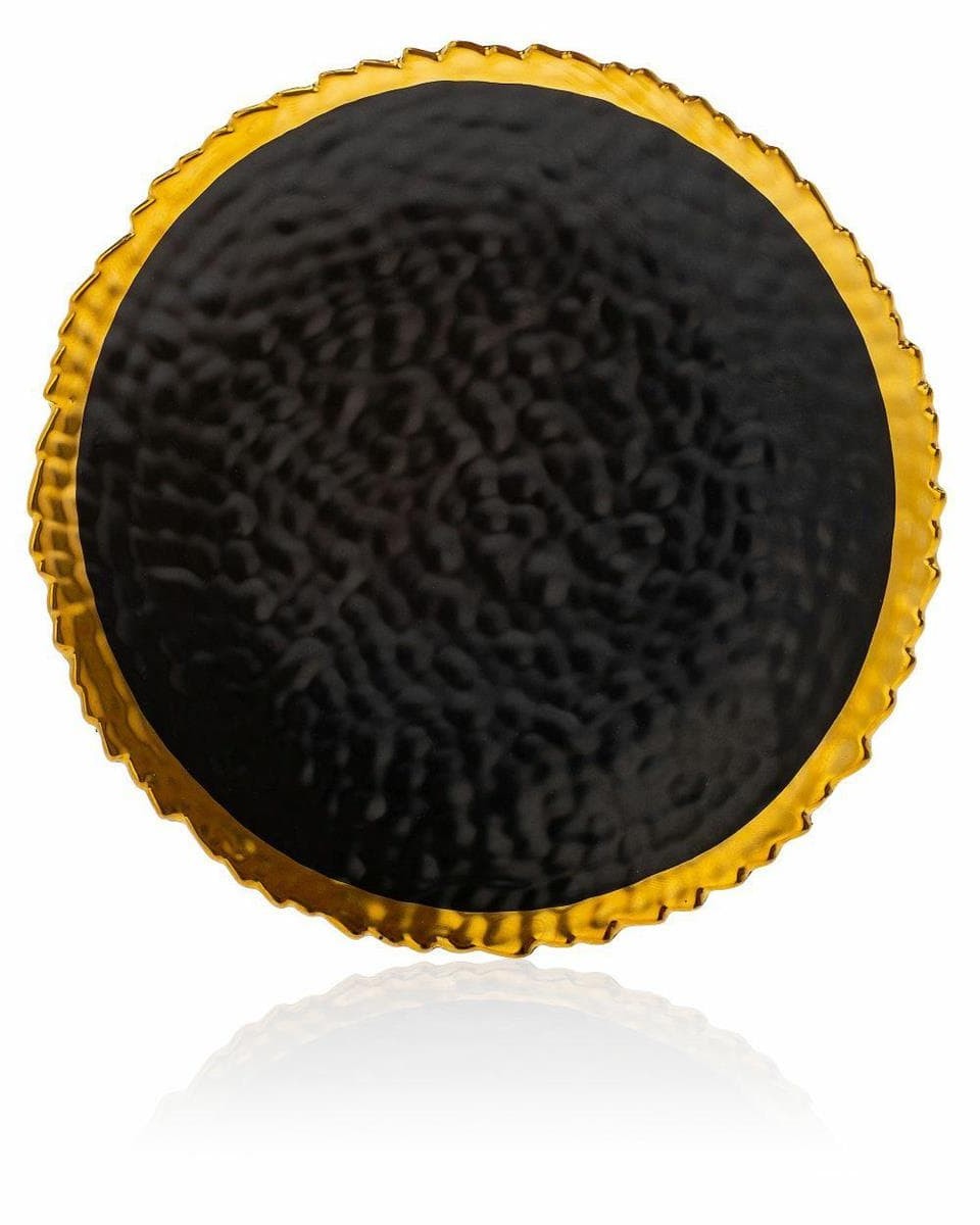 Talerz Kati Black Gold 25 cm