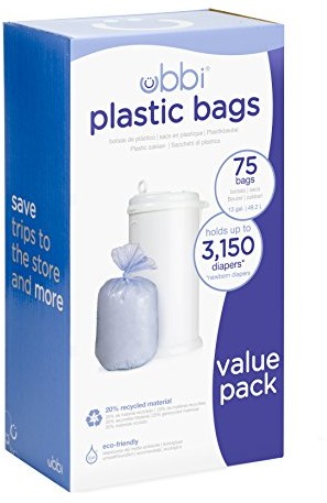 Ubbi pearhead u61085 kosz na pieluchy plastikowe torby  liliowy