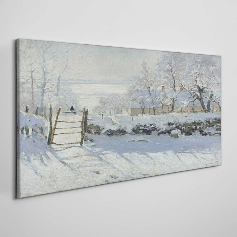 PL Coloray Obraz Canvas Sroka Monet 100x50cm