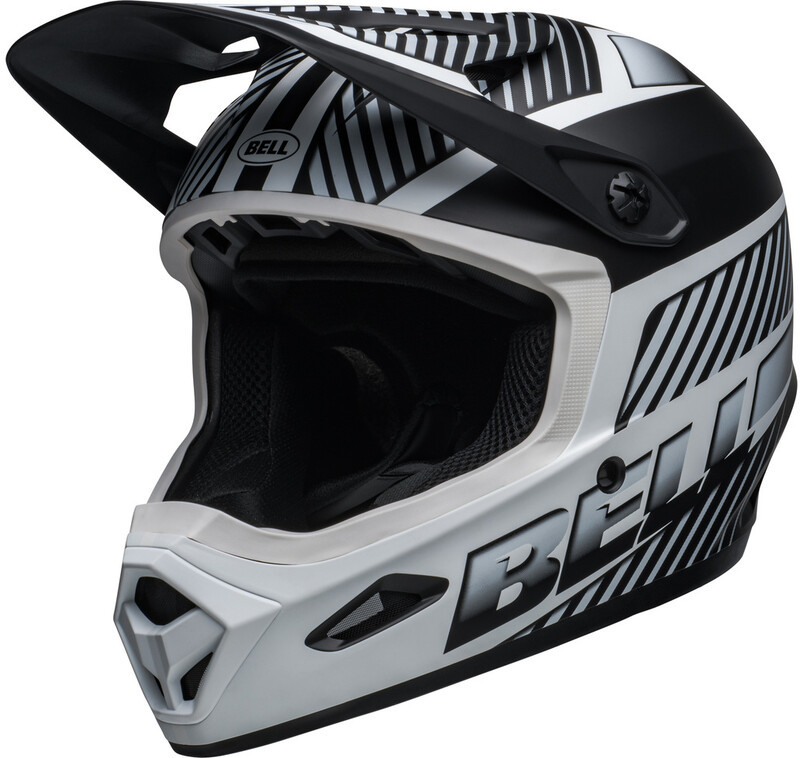 Bell Transfer Helmet, czarny/biały 55-57cm 2022 Kaski Fullface i Downhill 210217-032