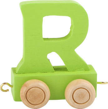 Small Foot Design Wagonik z literką R Alfabet Pociąg