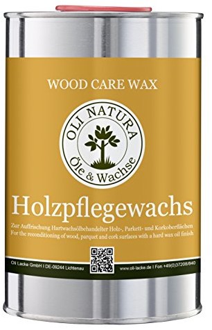 OLI NATURA Öle & Wachse Wosk do pielęgnacji drewna OLI-NATURA (do odświeżania i pielęgnacji wszystkich powierzchni drewnianych poddanych obróbce olejem twardym)