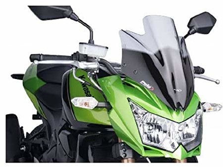 Puig 4523R przednia szyba naged New Generation Sport, czerwona 4523R