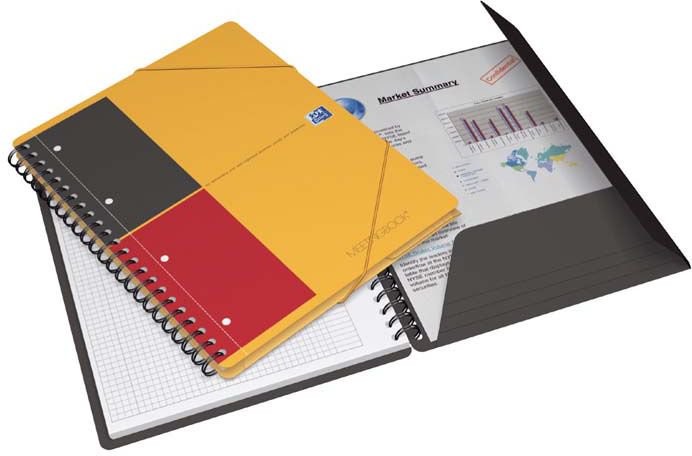 OXFORD Kołonotatnik Meetingbook A4 80k. kratka KZK0400