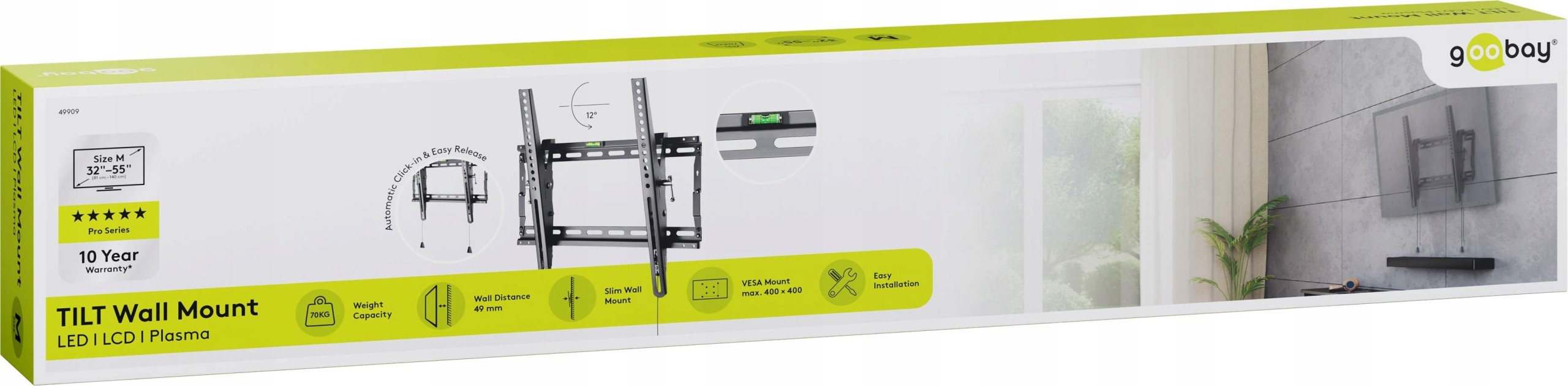 Goobay Uchwyt Tv Pro Tilt M 32