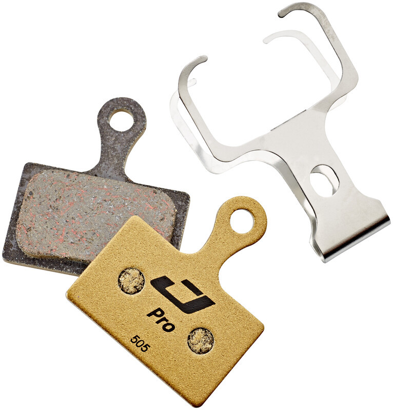 Jagwire Pro Semi-Metallic Klocki do hamulców tarczowych do Shimano Metrea/Rever Flatmount MCX2 MC, gold 2021 Klocki do hamulców tarczowych 18018246