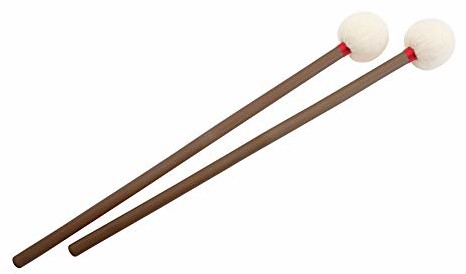 XDrum TB48 pałeczki paukowe (uchwyt z bambusa, głowa filcowa, długość: 39 cm, średnica główki: 4,8 cm, średnica uchwytu: 1 cm) para 00033095