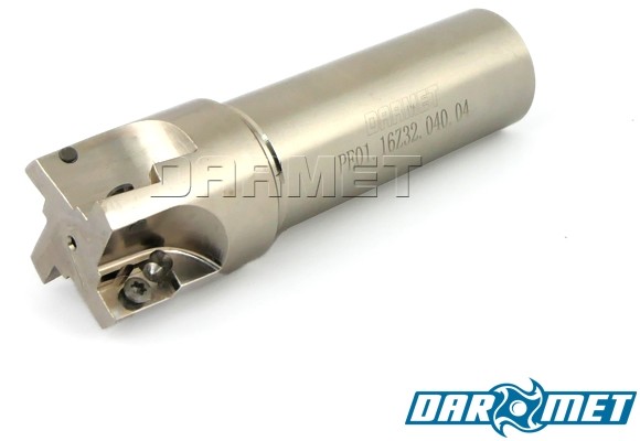 Frez składany trzpieniowy 40 x 130 mm, 4 ostrza, chwyt walcowy - APKT16 (EA90AP) EA90AP16-040-32Z04