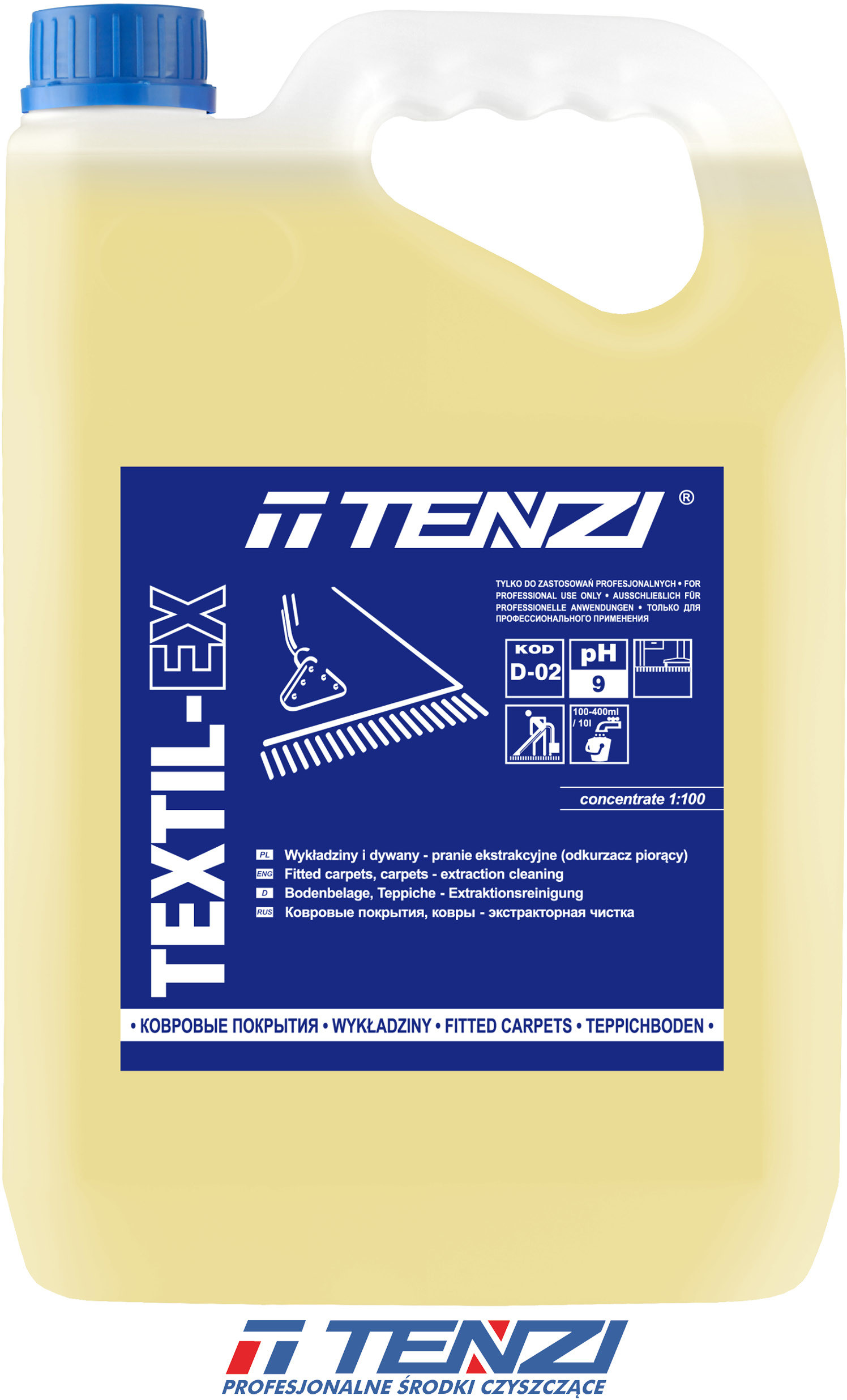 Tenzi Textil-Ex płyn do odkurzacza piorącego 5L