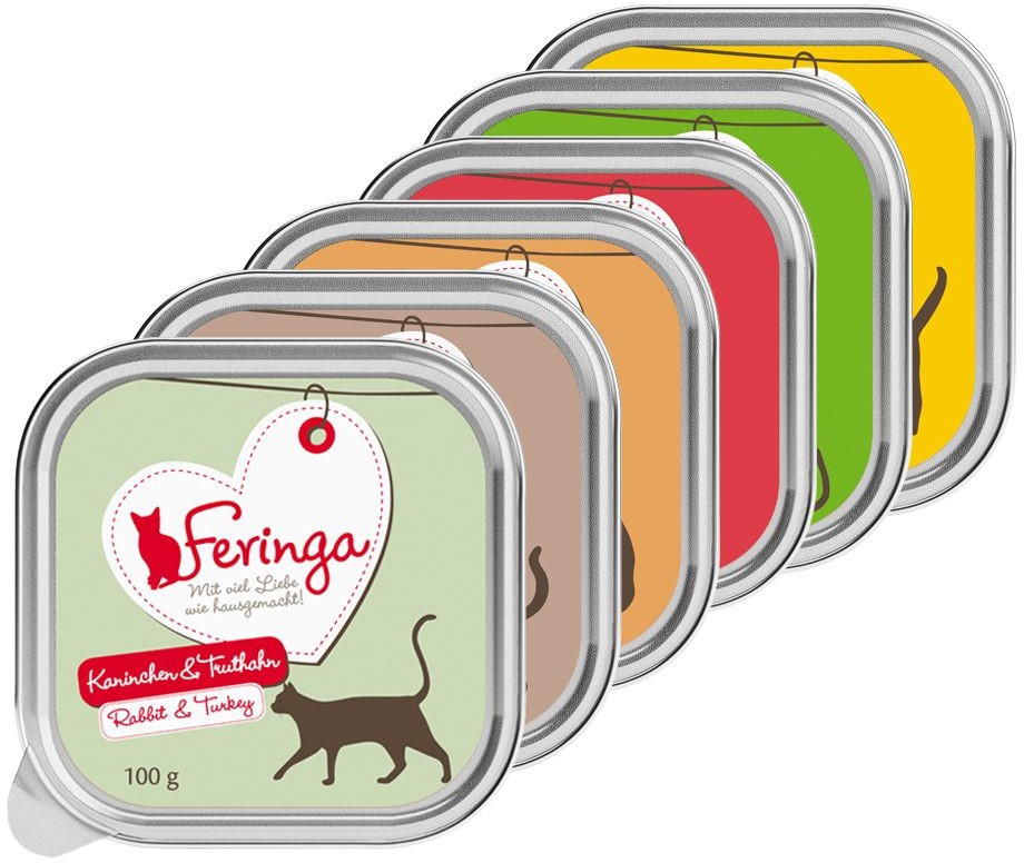 Feringa 20 + 4 gratis! Pakiet Classic Meat Menu miseczki 24 x 100 g Drób