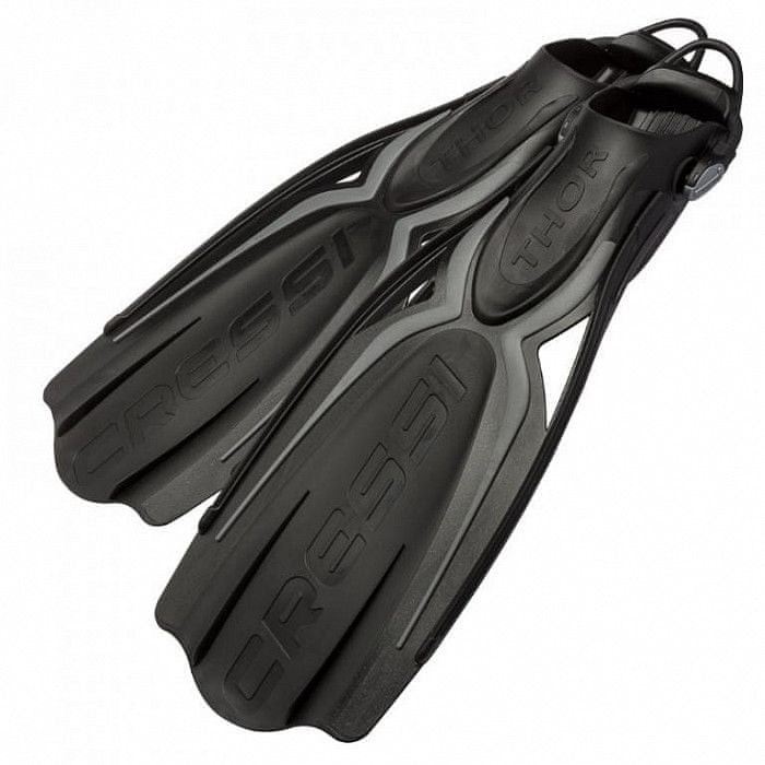 Cressi Płetwy THOR czarny XL 45/49) czarny