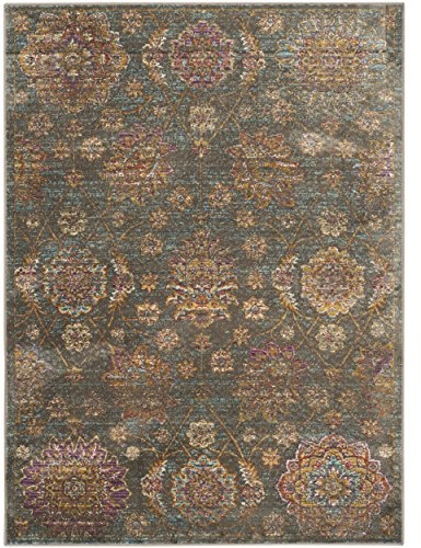 Safavieh sev814g Regina dywan, wiskoza, szary/wielobarwny SEV814G-4