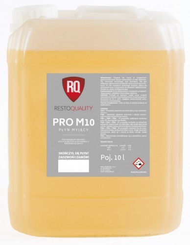 Resto Quality Profesjonalny płyn do mycia naczyń w zmywarkach gastronomicznych M10 Resto Quality RQ_M10