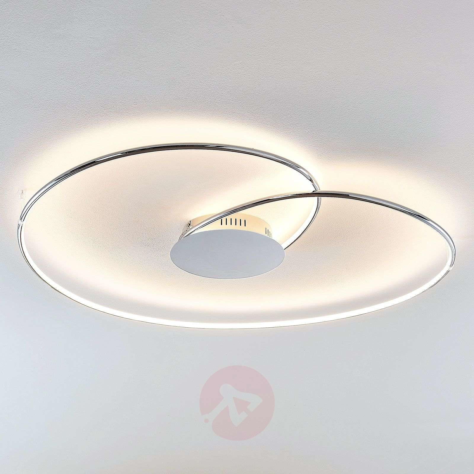 LINDBY Lindby Joline lampa sufitowa LED, chrom, 90 cm