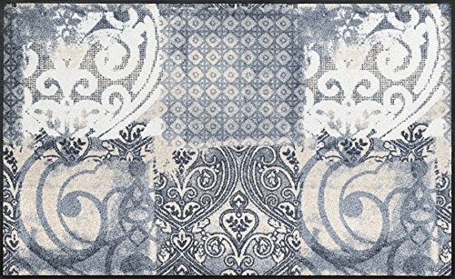 Wash&Dry Wycieraczka wash + dry 069362 arabesque, szary, 75 x 120 cm 069379