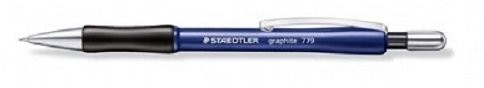 Staedtler Staedtler 779 07  3 ołówek automatyczny Graphite wypełnione z chwytem B-ołówków, wkład o średnicy 0,7 MM, kolor: niebieski, 10 sztuk w kartonie etui 4007817779439